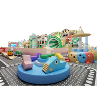 Aoleao Ensemble de toboggan souple en plastique personnalisé pour aire de jeux intérieure, équipement de terrain de jeu pour enfants, centres commerciaux, certifié CE TUV