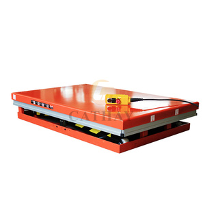 Plate-forme élévatrice à ciseaux stationnaire hydraulique personnalisée quai de chargement X table élévatrice - Product Image 2