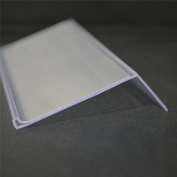 Porte-étiquette de supermarché en plastique, 1 pièce, bande de données avec adhésifs, pour échelle de supermarché