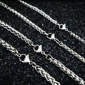 yunnique Stainless Steel Keel <b>Chain</b> Necklace <b>Titanium</b> Steel Flower Basket <b>Chain</b> Unisex Fashion Sweater <b>Chain</b> - Product Image 2