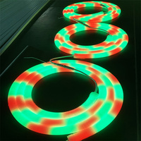 Tube néon numérique programmable SPI numérique brillant de 25 mm de diamètre, 3D, 360 degrés, DC24V, 2 pièces, 84 LED SMD5050 RGB WS2811 SM16703 UCS1903