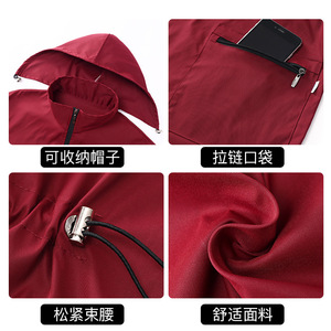 <span class=keywords><strong>Delantal</strong></span> de protección laboral personalizado con logotipo, específico para catering, ropa de cocina y hogar de manga larga de algodón puro, nueva ropa de cocina para <span class=keywords><strong>mujer</strong></span> - Product Image 5