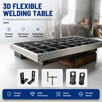 Tables de soudage industrielles nitrurées sur mesure, plateforme modulaire à haute planéité pour la fabrication métallique