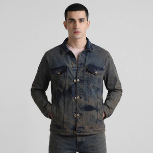 Pakistan Manufacturer Good Quality Jeans <b>Jacket</b> For <b>Men</b> Cotton Made Online Selling Fresh Piece <b>Men</b> <b>Denim</b> <b>Jacket</b> - Product Image 1