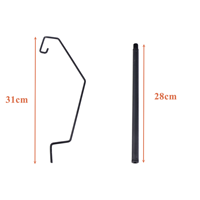 Table de camping pliante d'extérieur pour randonnée, ensemble table et chaises IGT, table de camping pliable