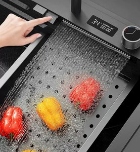 Évier de cuisine à cuve unique en acier inoxydable 316L, évier ménager épaissi pour le lavage des légumes - Product Image 5