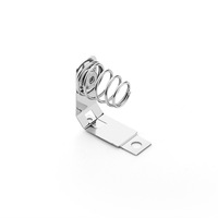 Ressort en acier inoxydable personnalisé spirale Compression Contact batterie Shrapnel D Taille Nickelage Matériel de précision