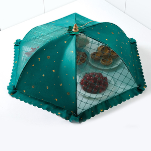 Cubierta de comida de verano a prueba de polvo, transpirable, plegable, a prueba de mosquitos, cubierta de comida sobrante, utensilios de cocina modernos - Product Image 2