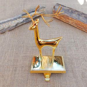 Soporte para Calcetines Navideños en Forma de Árbol de Navidad de Latón Pulido, el Más Vendido, Soporte para Calcetines de Latón, Decoración de Regalos de Navidad - Product Image 6