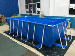 Estanque de Peces Redondo Portátil de PVC con Soporte de HDPE, <span class=keywords><strong>Piscina</strong></span> de Lona para Camarones y Peces, <span class=keywords><strong>Piscina</strong></span> Montada en el Automóvil - Product Image 5
