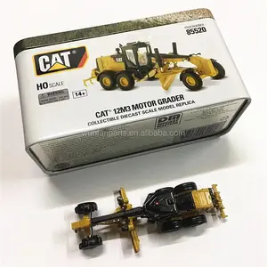 грейдер кота игрушка Suppliers-Масштаб 1/87, сплав, литый под давлением автогрейдер 12 М3, 85520, Инженерная модель грузовика, игрушки