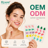 Autocollants hydrocolloïdes anti-acné à thème de Noël, mignons et uniques, patchs pour boutons, solution contre l'acné