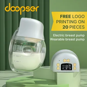 DOOPSER DPS-8010 추출기 De Leche Portatil Materna Electr 실리콘 휴대용 무선 핸즈프리 웨어러블 전기 유방 펌프