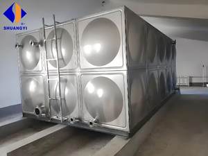 Tanque de Agua de Acero Inoxidable 304 316 de Grado Alimenticio de 500L a 50000L, Modular, Antialgas, <span class=keywords><strong>para</strong></span> Uso Residencial y Comercial en Malasia - Product Image 3