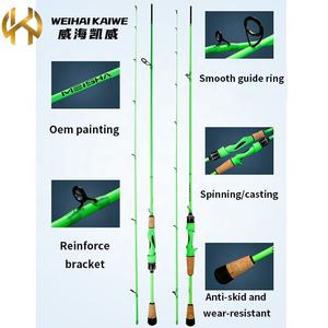 ODM vente de liquidation 1.93m 2.13m lumière <span class=keywords><strong>creuse</strong></span> rapide longue fonte carbone céramique Guide truite d'eau douce ruisseau leurre canne à pêche - Product Image 2