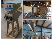 Moulin à malt automatique Cassman 100 kg/h haute productivité pour micro-brasserie
