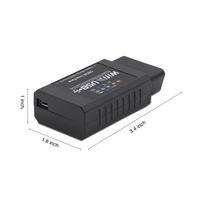 Escáner de diagnóstico automático universal, lector de código obd2, wifi, elm 2023, obdii, para Android e ios, ELM327, V1.5, wifi, la mejor calidad, 327