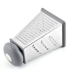 Râpe à légumes et éplucheur multifonction 4-en-1 de 8 pouces en acier inoxydable antidérapant pour cuisine - Product Image 2