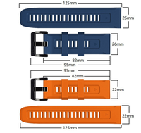 Tali Jam Tangan Silikon Resmi 22mm 26mm Quick Fit untuk Garmin Watch Band Fenix 7X Pro Forerunner 965