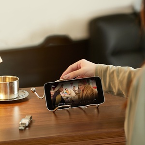 Nuovo Supporto Creativo per Telefono e Tablet da Scrivania in Acciaio Inossidabile a Forma di Elefante, Strumento per il Relax e il Visionamento di Serie TV, All'ingrosso - Product Image 1