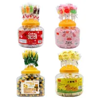 Sucette liquide au maïs fruité Petit Canard Jaune, bonbon tendance et très prisé, friandise douce pour enfants, bonbon du Nouvel An