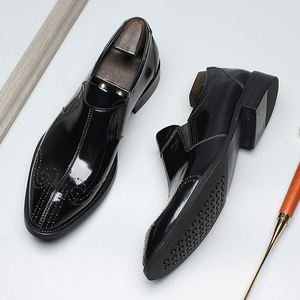 Nouvelles Chaussures Habillées en Cuir Véritable à Enfiler, Formelles, Décontractées, pour Mariage, Antidérapantes, Respirantes, Intemporelles, Tendance, à Bout Pointu - Product Image 3