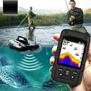 Flytec 718LIC-WL 300m 980ft Radio <span class=keywords><strong>Sonar</strong></span> para Pesca de Carpas, Buscador de Peces <span class=keywords><strong>a</strong></span> 100m de Profundidad, GPS para Embarcaciones, Sistema de <span class=keywords><strong>Sonar</strong></span> Integrado con Visualización en Vivo - Product Image 2