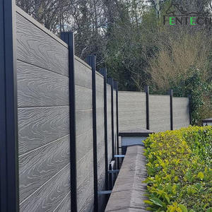 Fentech 180x180 composito WPC 180x180 pannelli di recinzione Co estrusione Wpc giardino esterno scherma - Product Image 1