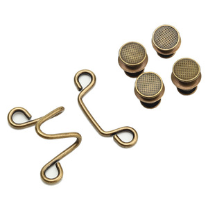 מתכוונן ג 'ינס תפירה-חינם בגדים כפתורים נתיק אוניברסלי נתיק הוק עם רשת קישוט מסך וו גדול - Product Image 6