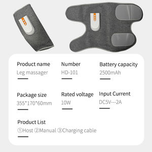 Nuevo Dispositivo de masaje adelgazante de piernas de brazo de presión de aire recargable por USB masajeador de pantorrilla de compresión caliente eléctrico inteligente - Product Image 6