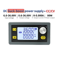 Convertisseur DC-DC Buck-Boost SK35H SK80H CC CV 0.6-30V 4A 5V 6V 12V 24V Module d'alimentation réglable pour laboratoire