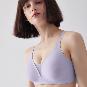 Thoải Mái Flex Fit Dây Miễn Phí Ngủ Bras Củ<span class=keywords><strong>a</strong></span> Phụ Nữ Đám Mây Siêu Mềm Mịn Vô Hình Nhìn Không Dây Nhẹ Lót Thoải Mái Áo Ngực - Product Image 1