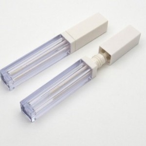 Square <b>Lip</b> Gloss Tube 4ml White Cap Empty Bottle For DIY Makeup Application - Product Image 3