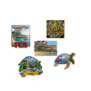 Fiji แม่เหล็กติดตู้เย็นที่เปิดขวดที่เปิดแบบแม่เหล็กสำหรับนักท่องเที่ยวของสะสมของที่ระลึกในเมืองสติกเกอร์ติดตู้เย็นที่แข็งแรง - Product Image 1
