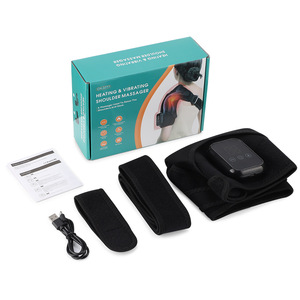 Factory Heated Shoulder Massager Pad with Vibration Therapy for Office Workers Neck Pain Relief - Product Image 1