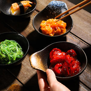 Tazón de Cerámica de Estilo Japonés Retro de 4.5 Pulgadas para Salsas, Plato Ecológico para Servir Salsa de Soya - Product Image 4