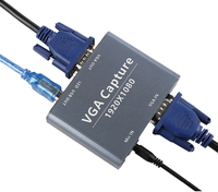 Vente chaude convertisseur de Capture VGA vers USB USB 3.0 HD pilote de périphérique de Capture Audio et vidéo support gratuit Plug and Play jeu boîte de diffusion en direct assez de stock