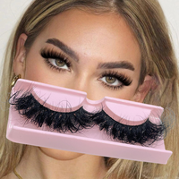 Kit d'extension de cils synthétiques faits main DIY réutilisables Manga Lashes, 120 paires, effet wispy et spiky, ensemble de cils individuels rose miroir