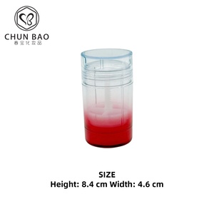 50g 75g Empty Cosmetic Packaging Plastic Twist <strong>up</strong> <strong>Roll</strong>-on Gel Sunscreen Stick Refillable <strong>Deodorant</strong> <strong>Container</strong> - Product Image 2