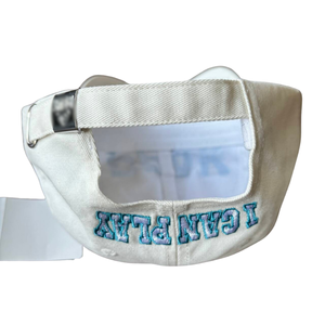 <span class=keywords><strong>Gorra</strong></span> de béisbol OEM vintage blanca común de chenilla 3D con letras personalizadas, parches termoadhesivos y bordados, estructurada de 6 paneles, deportiva, <span class=keywords><strong>cerrada</strong></span> y ajustada. - Product Image 3