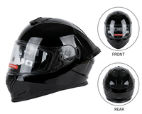 Casques de moto modulaires ZoomLon en gros avec feux arrière LED, homologués DOT, couleur personnalisable, logo, visière double à dégagement rapide, en ABS – Tous modèles