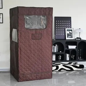 Persönliche Dampfsauna-Box in voller Größe mit 3 L 1000 W Dampferzeuger fernbedienung Indoor-Saunazelt für Heim-Spa-Relaxation