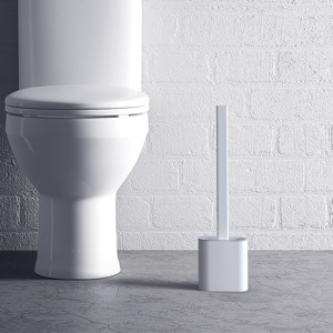 Set di Spazzole per WC da Parete Bestseller, Utensili per Pulizia Domestica con Manico Lungo, Testa in TPR, Spazzola Piatta per Tutte le Stagioni - Product Image 5