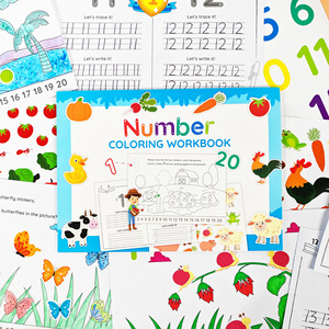 Libro da Colorare con Immagini Divertenti e Scene Intrattenenti, Adesivi Carini e Puzzle per <span class=keywords><strong>Imparare</strong></span> <span class=keywords><strong>i</strong></span> <span class=keywords><strong>Numeri</strong></span> 123 - Product Image 1