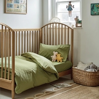 Nouveauté, ensemble de literie pour bébé et enfant en lin français 100% biologique GOTS, doux, ensemble de housse de couette avec taie d'oreiller