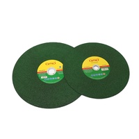 Disque de découpe abrasif en oxyde d'aluminium WGW Green 14" 355*2.5x25.4 pour meuleuse d'angle, haute dureté 80m/s - Fabriqué dans le Hebei