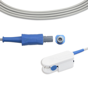 Cảm biến SpO2 dành cho người lớn có thể tái sử dụng SVM-7601 dạng kẹp ngón tay tương thích với cảm biến SpO2 <span class=keywords><strong>Nihon</strong></span> <span class=keywords><strong>Kohden</strong></span> - Product Image 1