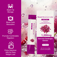 Vente en gros OEM Coleology Gelée pour le transit intestinal avec graines de chia et collagène, bâtonnets de gelée Garcinia Cambogia (HCA)