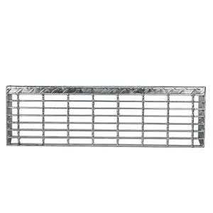 Exquisite Workmanship Outdoor Stair Treads Anti-slip Plate Steel Security Iron Grate Galvanized Walkway Grating