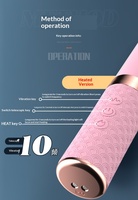 Vibrateur télescopique pour femmes, contrôle à un bouton, 45 points, silencieux, jouet sexuel pour adultes, vente en gros